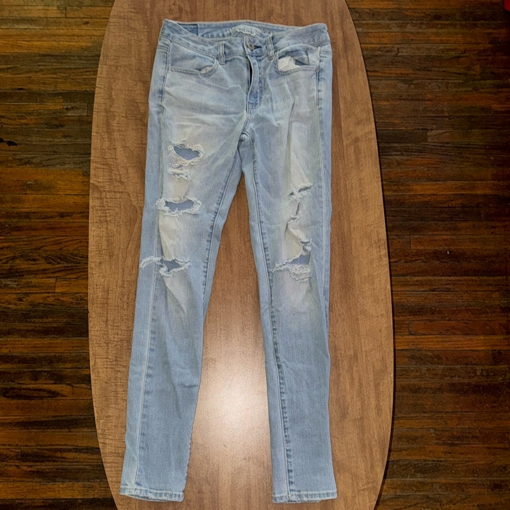 american eagle super stretch skinny jeans